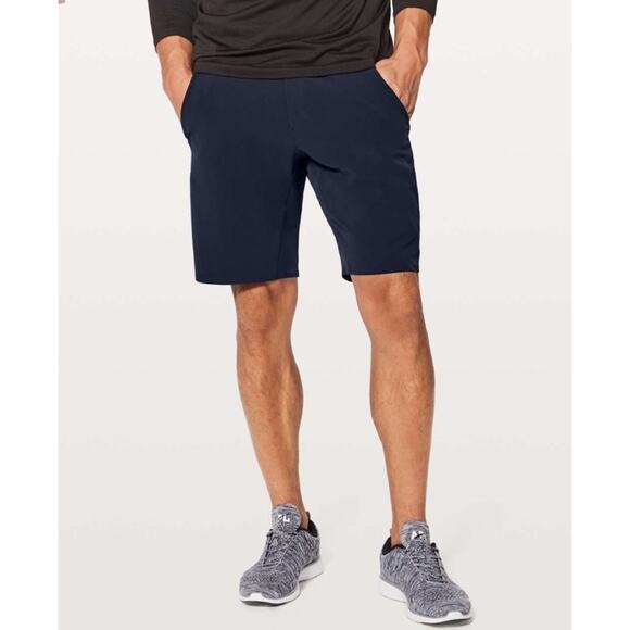 Lululemon License to Train Shorts Mens Small Blue Linerless 9” Inseam Running - Picture 1 of 16